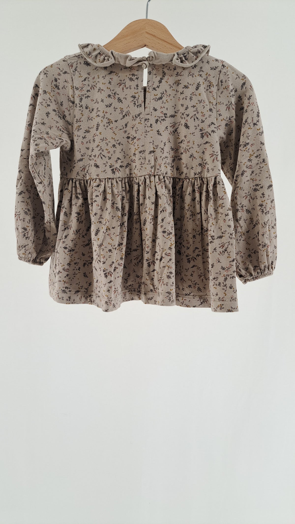 MARMAR COPENHAGEN • BLOUSE • SAND BOTANICAL FLORAL PRINT • SIZE 92