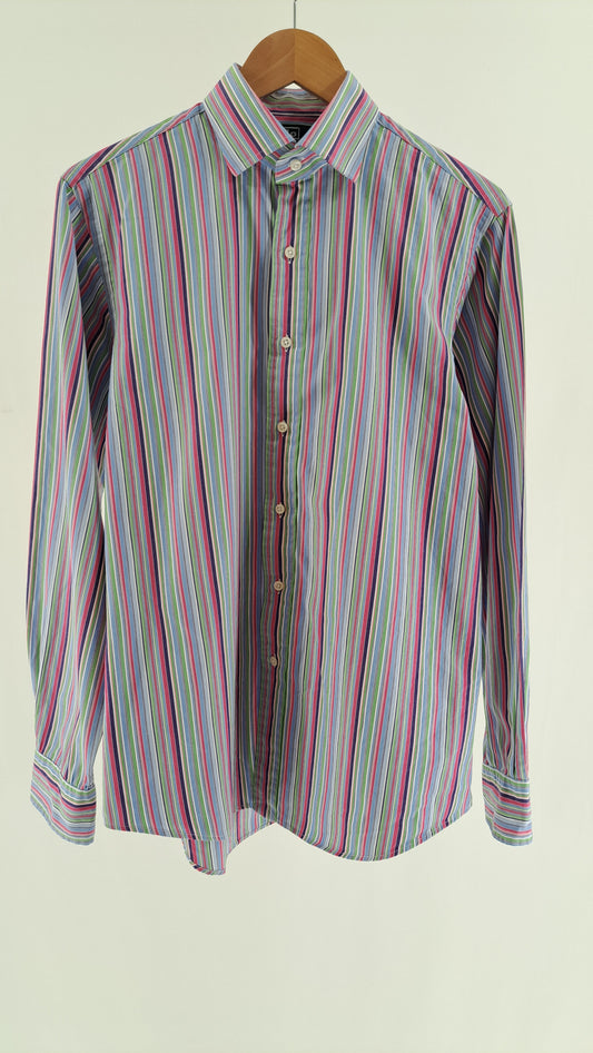 POLO RALPH LAUREN • SHIRT • MULTICOLOURED STRIPES • SIZE L