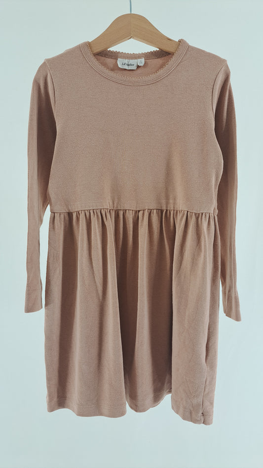 LIL' ATELIER • DRESS • POWDER PINK • SIZE 116