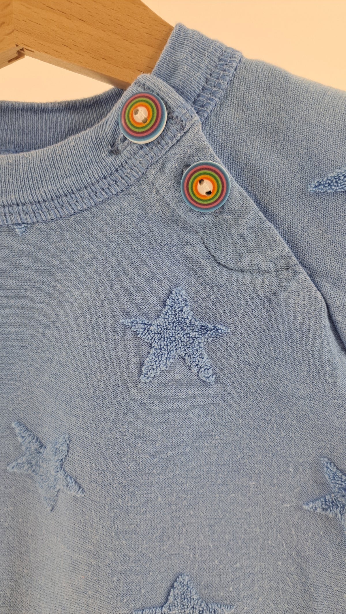 JOHA • BLOUSE • BLUE STAR PRINT • SIZE 68