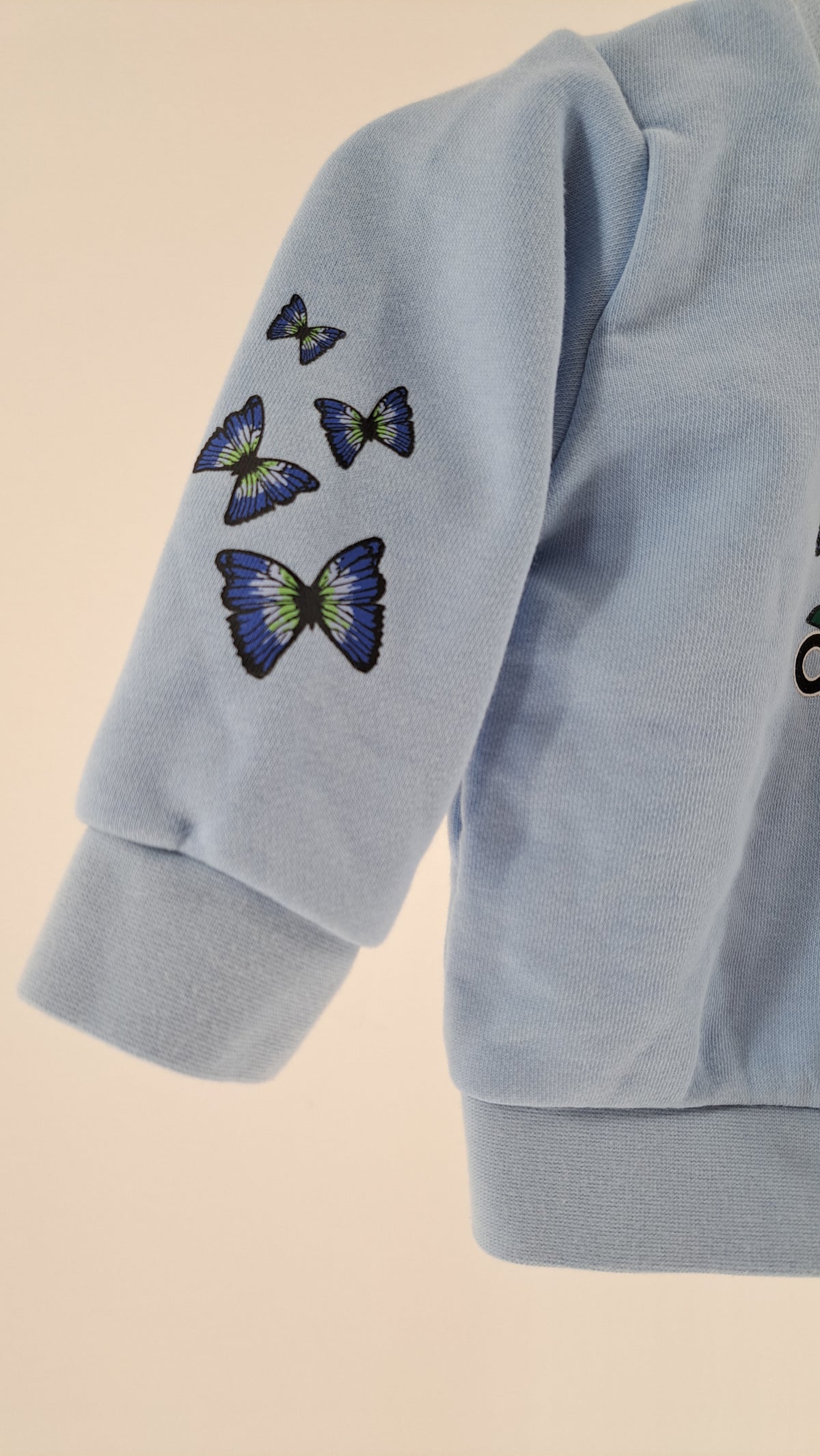 ADIDAS ORIGINALS • SÆT • LYSBLÅ SOMMERFUGL • STR. 68