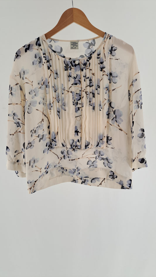 BAUM UND PFERDGARTEN • BLUSE • CREME BLOMSTRET • STR. M