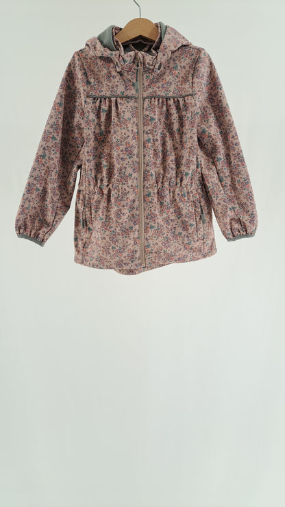 WHEAT • TRANSITIONAL JACKET • PINK FLORAL • SIZE 116
