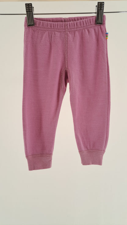 JOHA • LEGGINGS • LYSERØD ULD • STR. 68/74