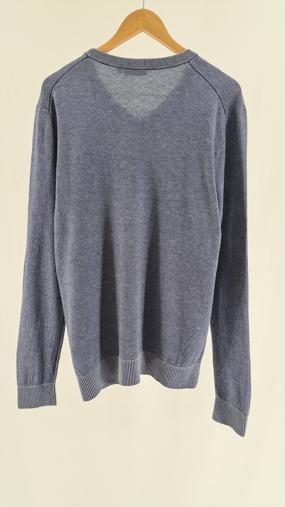 BOSS • SWEATER • BLUE MELANGE • SIZE XXL