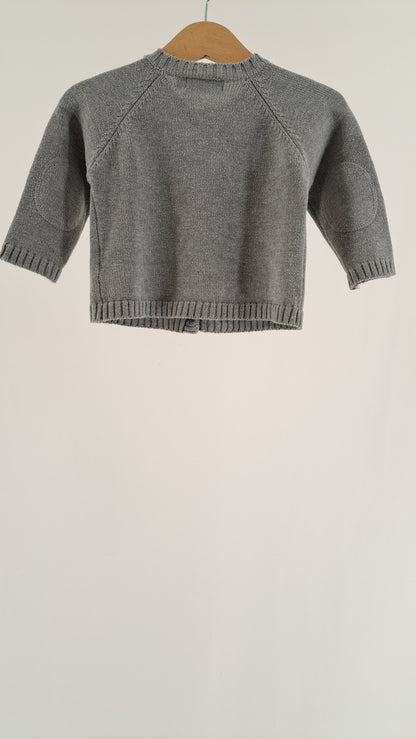 WHEAT • CARDIGAN • GRÅ MELANGE ALBUELAPPER • STR. 68