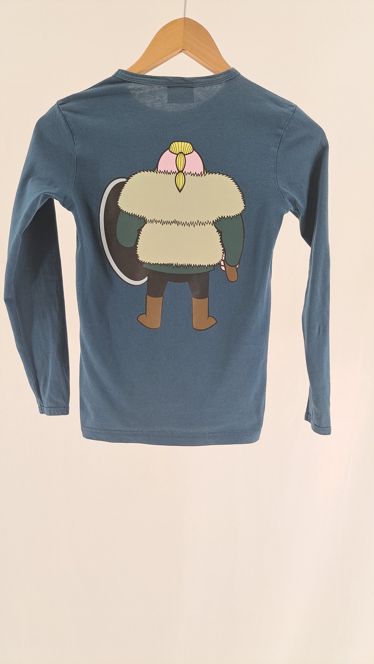 DANEFÆ • BLOUSE • PETROLEUM VIKING • SIZE 134