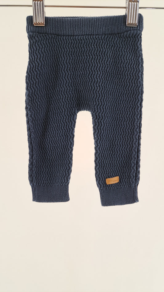 NAME IT • TROUSERS • NAVY KNIT • SIZE 56