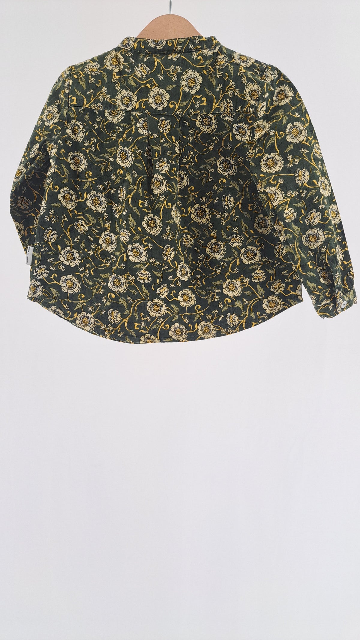 MILK COPENHAGEN • BLOUSE • GREEN FLORAL PRINT • SIZE 98/104
