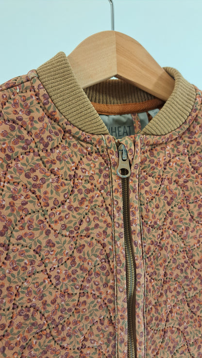 WHEAT • THERMAL JACKET • POWDER BERRY PRINT • SIZE 104