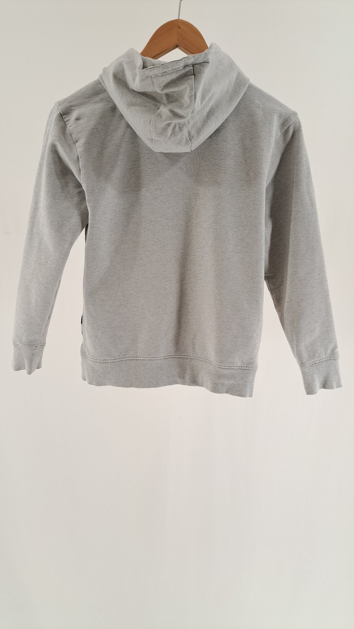 TOMMY HILFIGER • HOODIE • GRÅ MELANGE SKATER • STR. 152