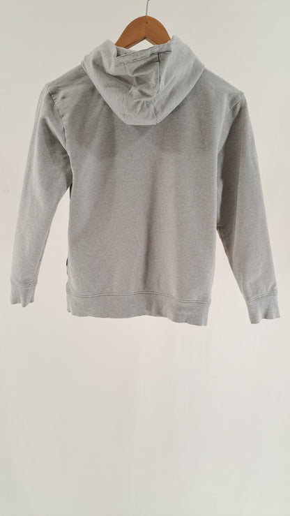 TOMMY HILFIGER • HOODIE • GRÅ MELANGE SKATER • STR. 152