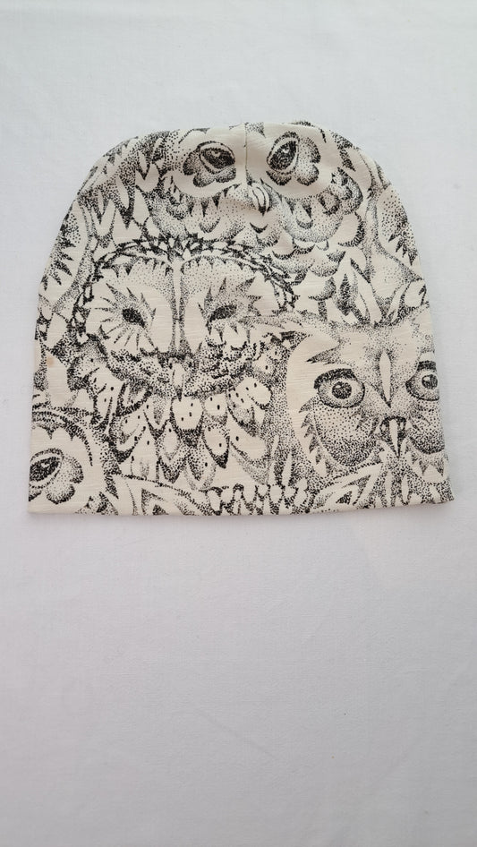 SOFT GALLERY • BEANIE • CREMEHVID UGLEPRINT • STR. 1 (3-9 MDR.)