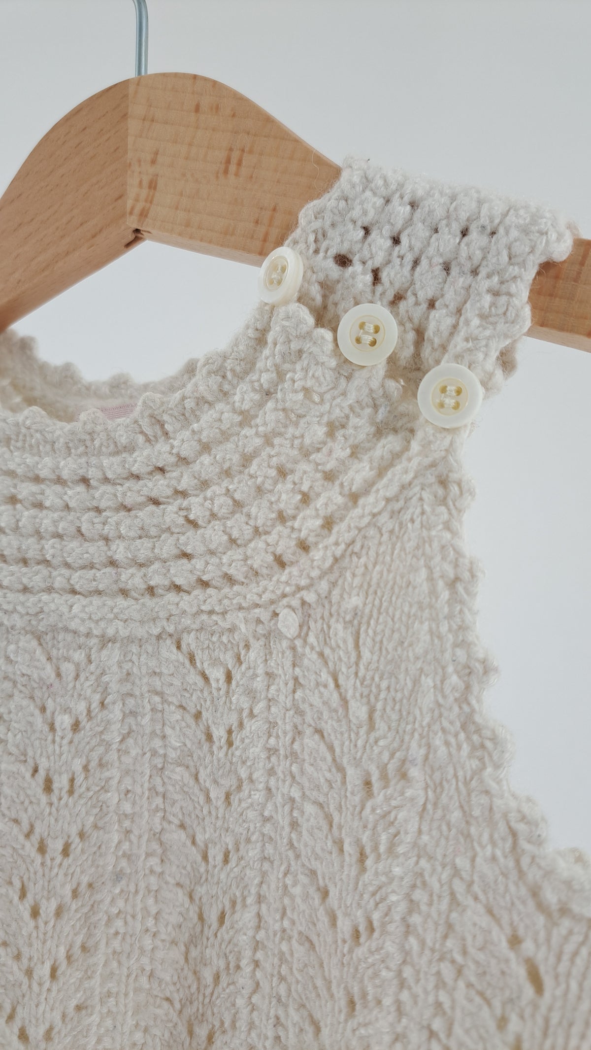 NOA NOA • VEST • CRÈME AJOUR-STRIK • STR. 98/104