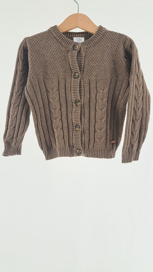 HUST & CLAIRE • KOFTA • TAUPE KABELSTICKAD • STRL. 92