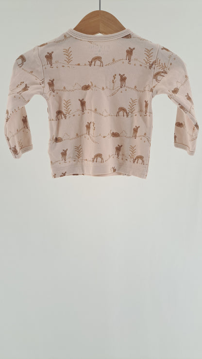 FIXONI • BLUSE • LYSERØD DYREPRINT • STR. 62