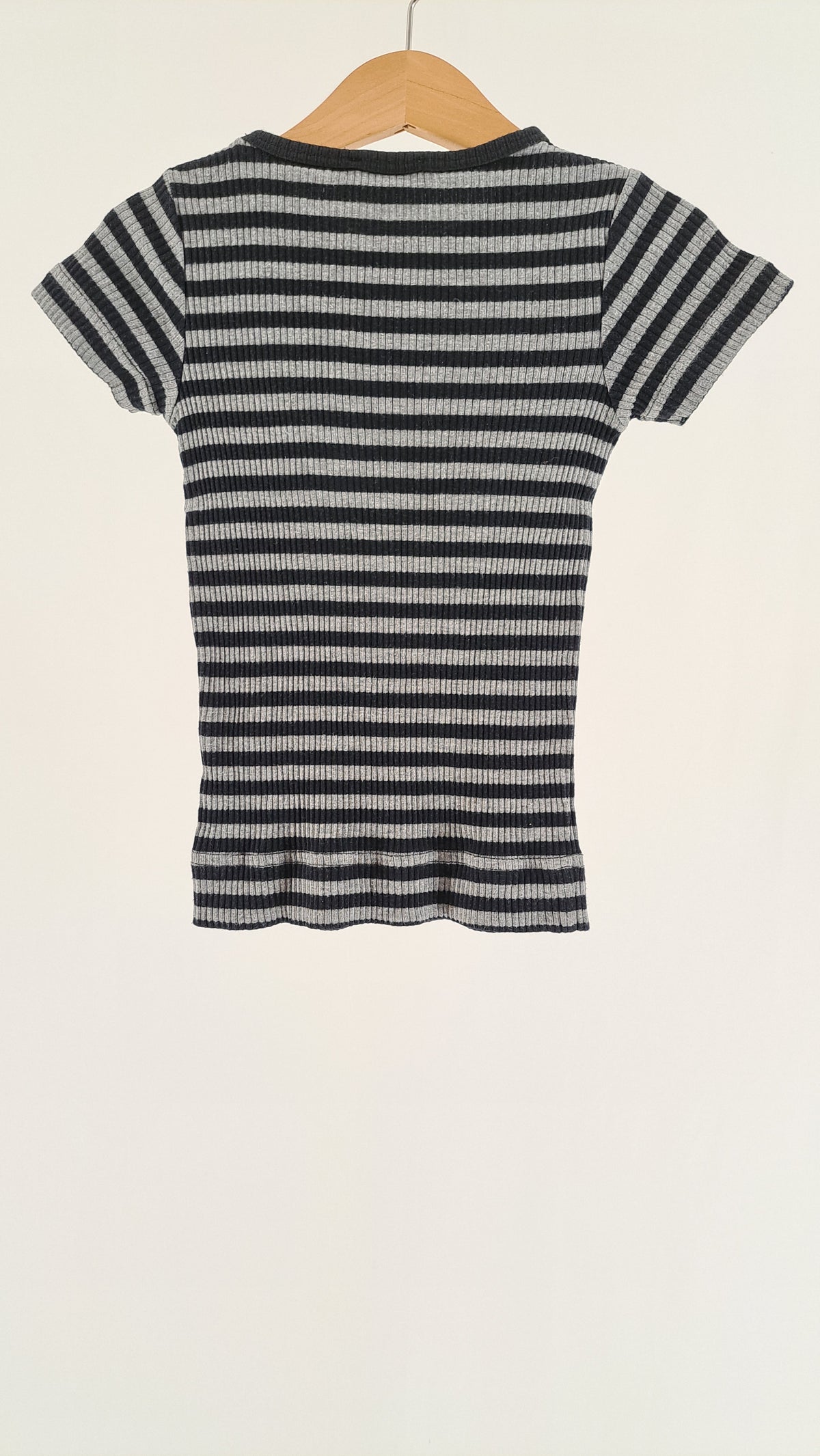 MARMAR COPENHAGEN • T-SHIRT • GRÅ/SORT STRIBER • STR. 98