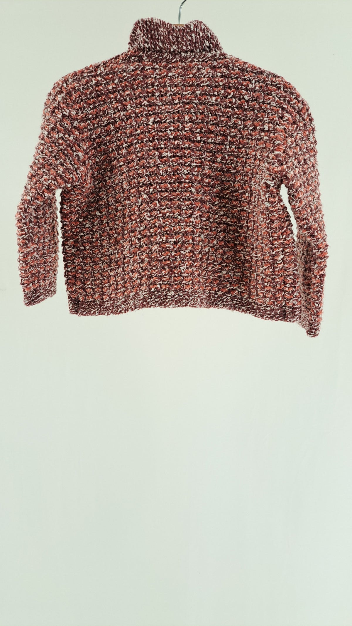 HJEMMESTRIK • CARDIGAN • ROSA BOUCLÉ • STR. 86/92