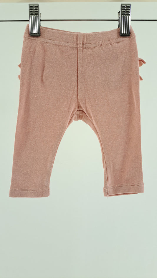 NAME IT • LEGGINGS • DUSTY PINK RUFFLES • SIZE 62