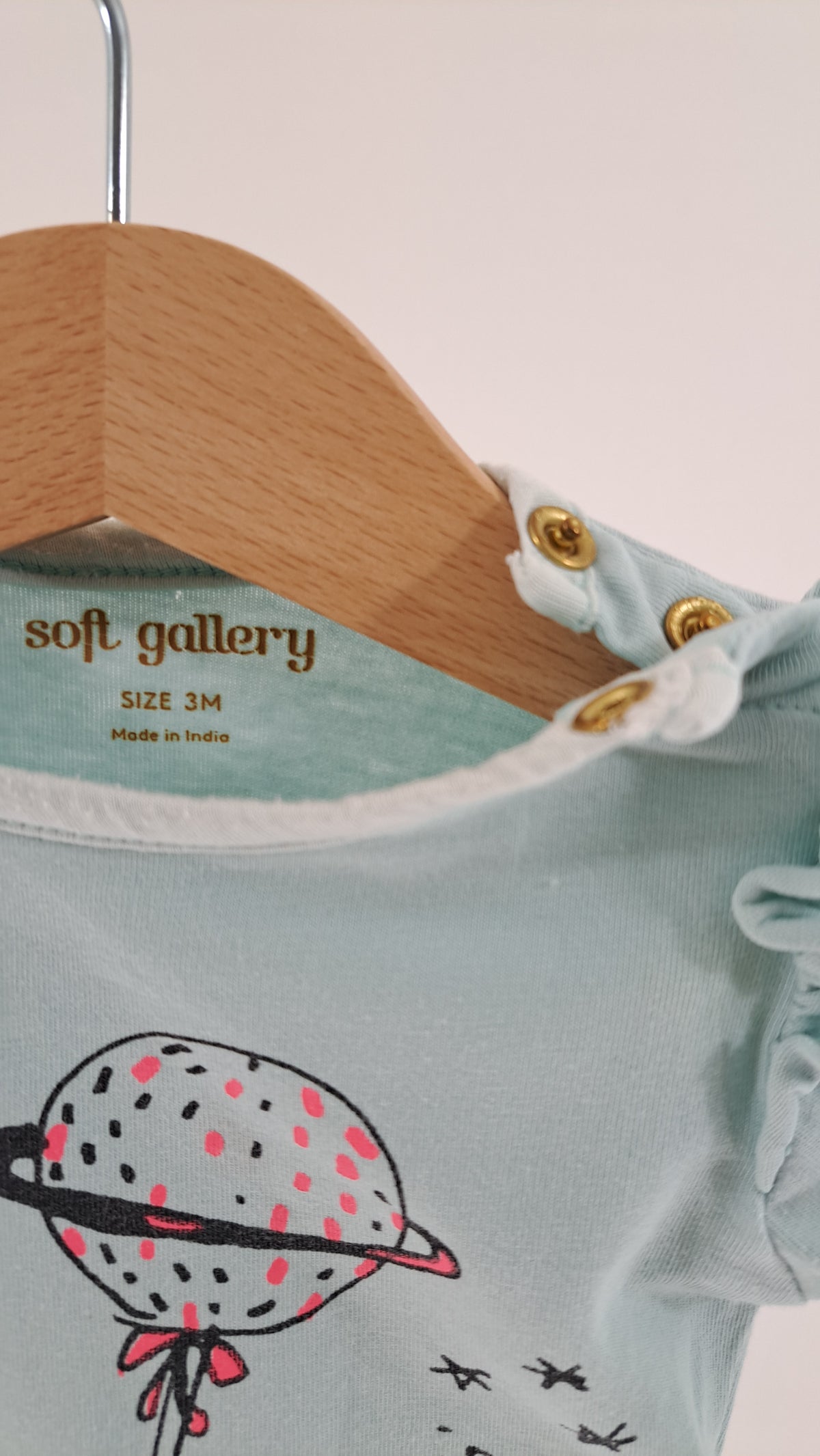 SOFT GALLERY • BODYSUIT • MINT COSMIC CANDY • SIZE 62