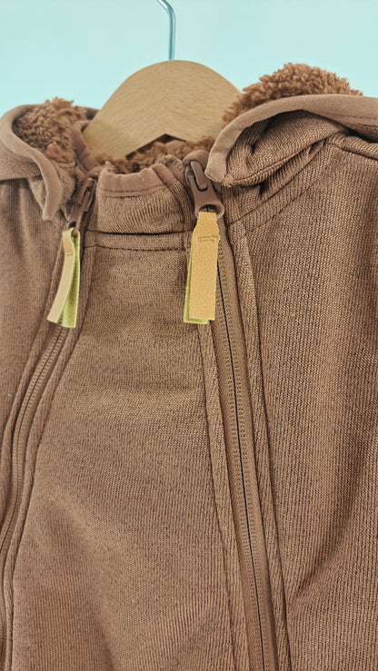 LIL' ATELIER • HELDRAGT • COGNAC FLEECE TEDDY • STR. 62/68