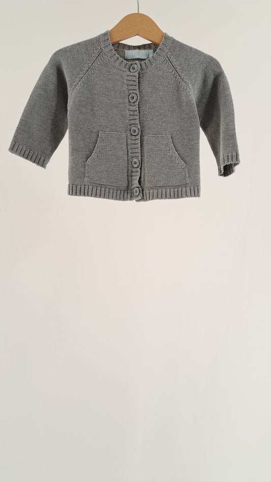 WHEAT • CARDIGAN • GRÅ MELANGE ALBUELAPPER • STR. 68