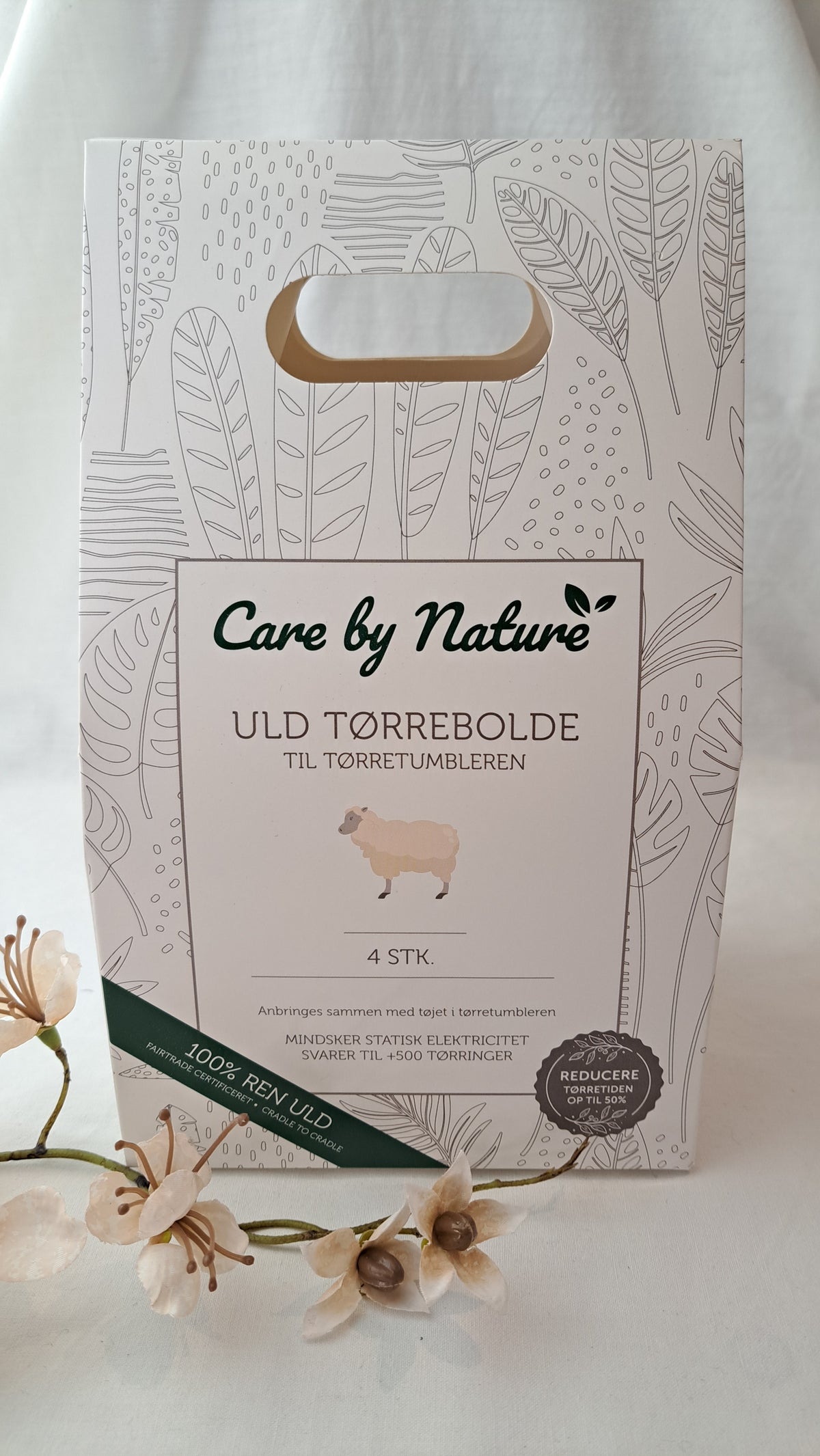 CARE BY NATURE • WOOL DRYER BALLS • 4 PCS.