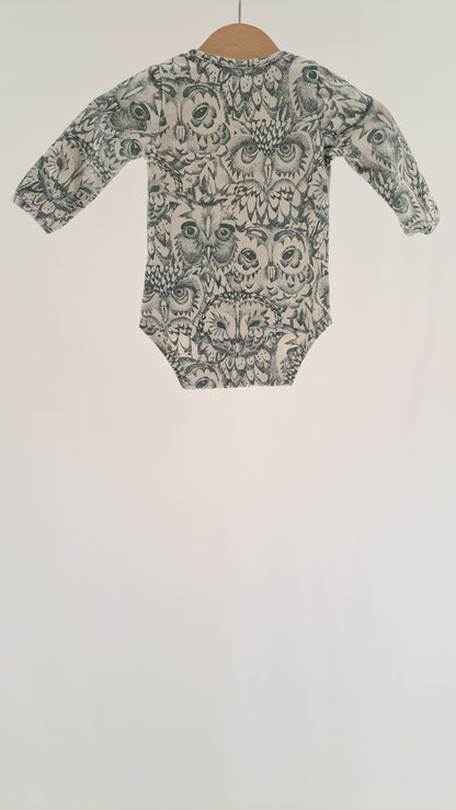 SOFT GALLERY • BODY • UGLEPRINT GRØN/CREME • STR. 62