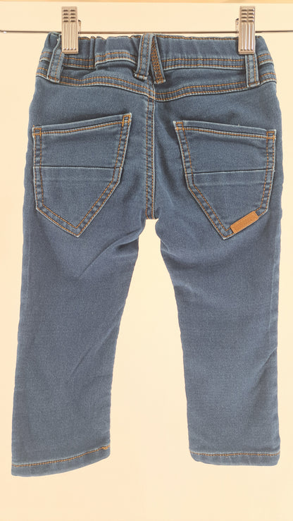 NAME IT • JEANS • MELLANBLÅ DENIM • STORLEK 86