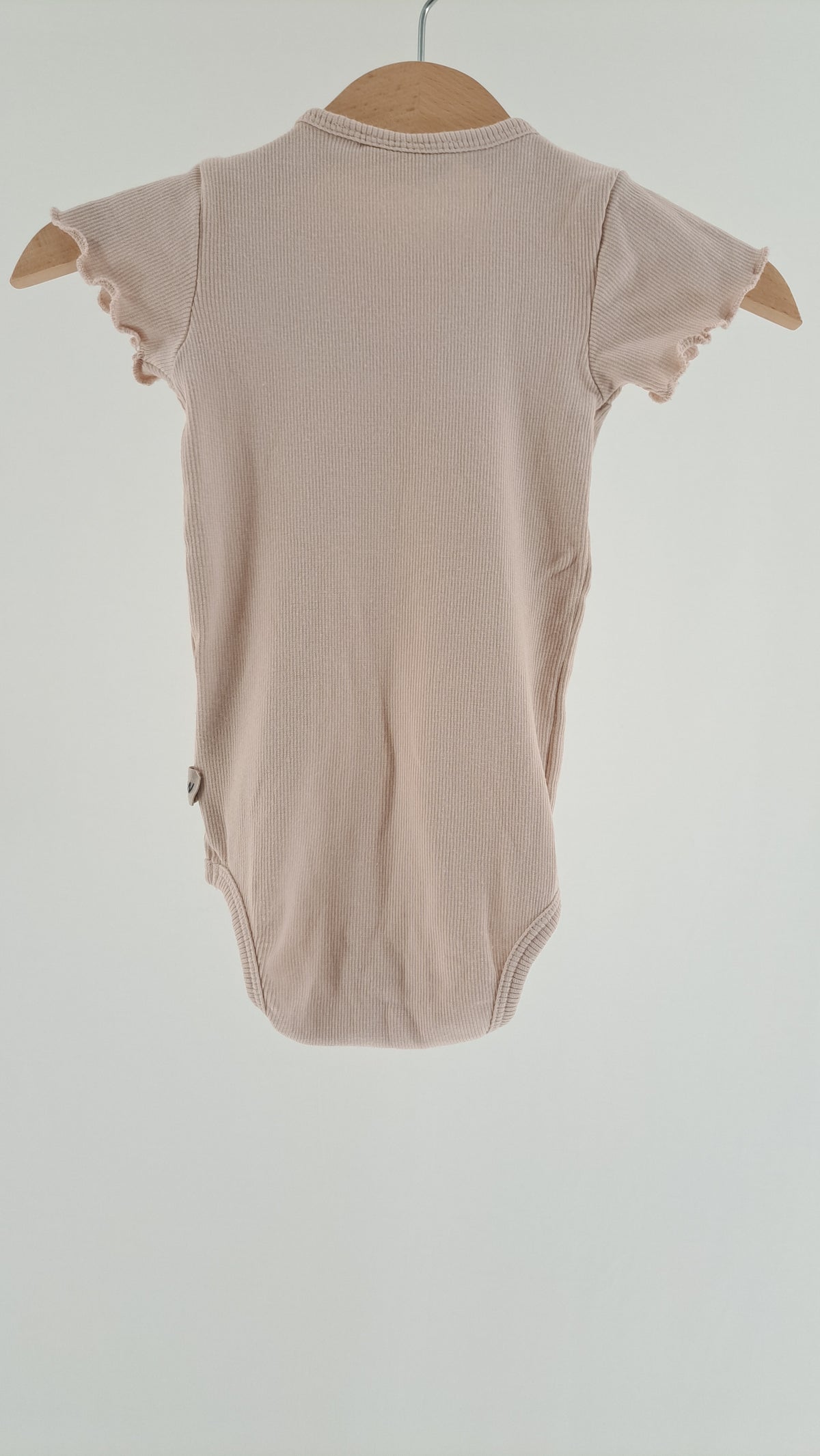 WHEAT • BABY • POWDER PINK RIB • SIZE 68