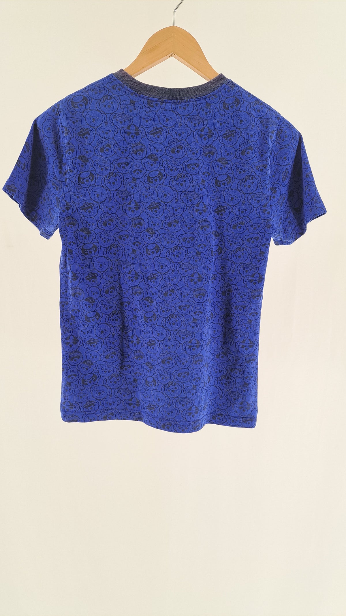 RALPH LAUREN • T-SHIRT • ROYAL BLUE POLO BEAR • SIZE 140