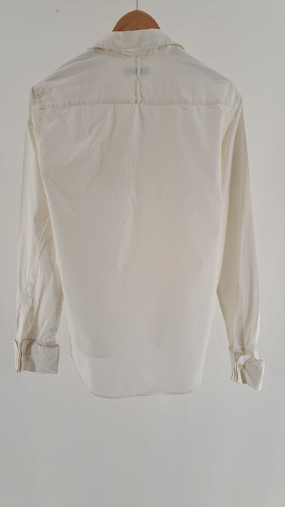 Hvid DAY Birger et Mikkelsen skjortebluse set bagfra