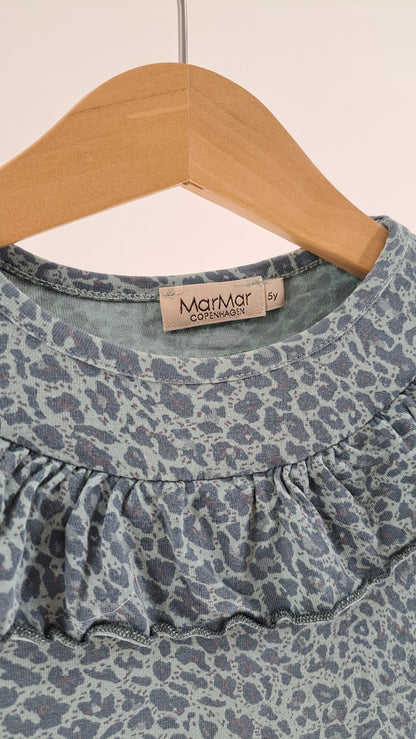 MARMAR COPENHAGEN • BLOUSE • BLUE LEOPARD • SIZE 110