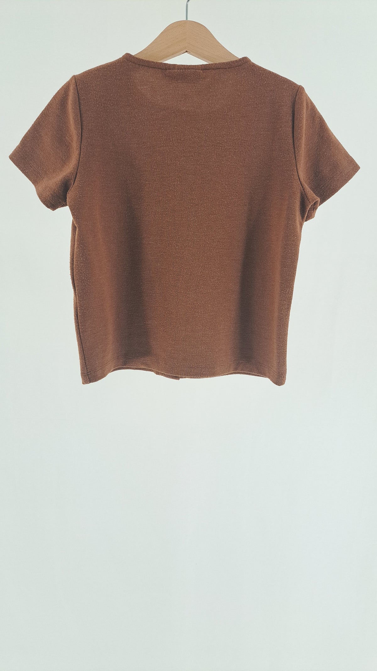NAME IT • T-SHIRT • BRUN COGNAC • STR. 122