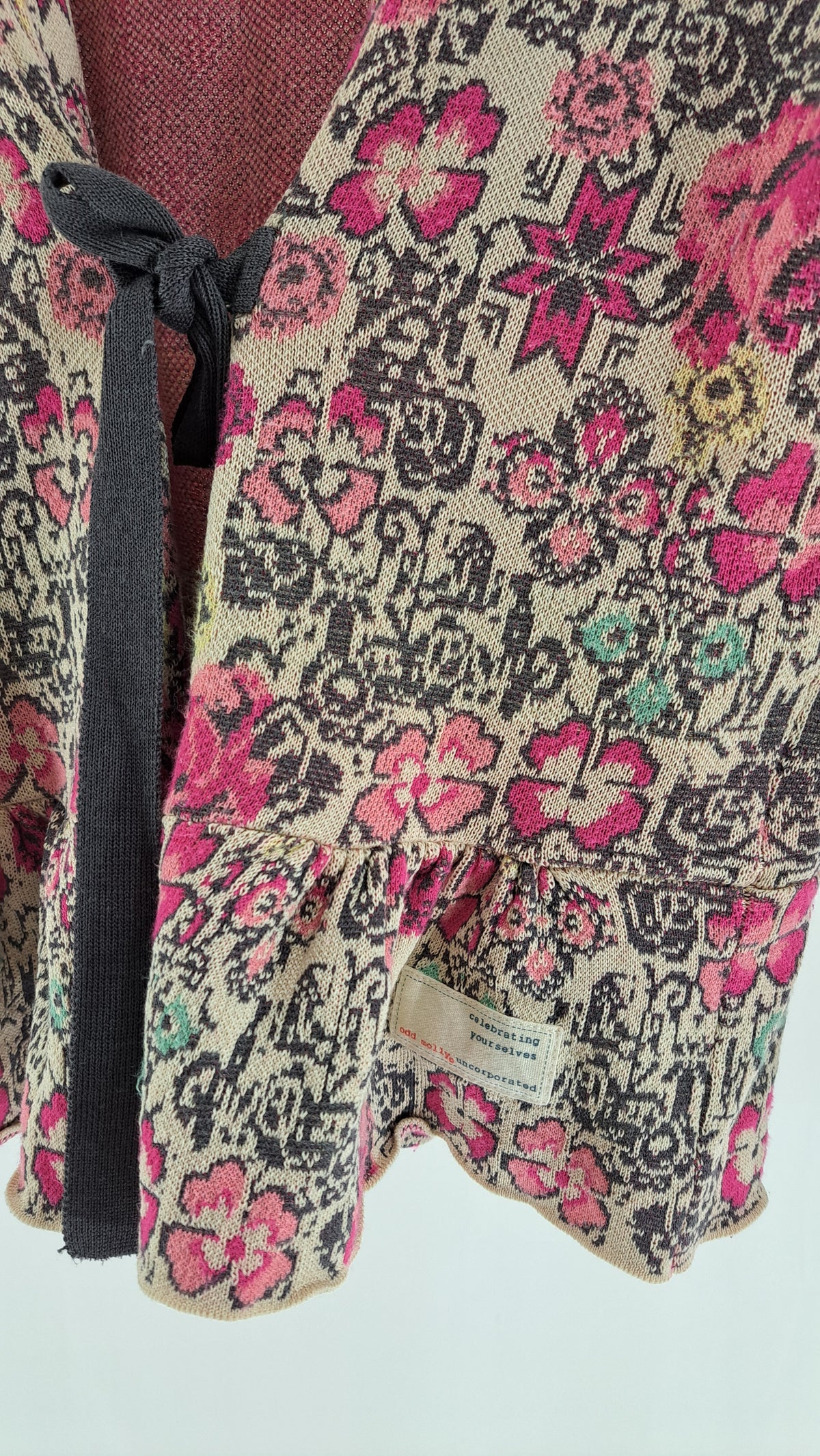ODD MOLLY • CARDIGAN • PINK BLOMSTER PAISLEY • STR. M