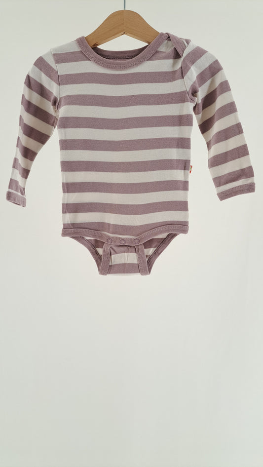 KATVIG • BODY • MAUVE VIT RAND • STORL. 80