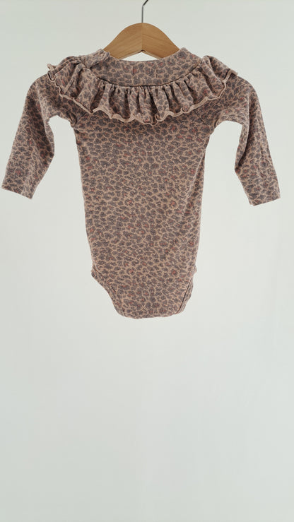 MARMAR COPENHAGEN • BODYSUIT • PINK LEOPARD • SIZE 62