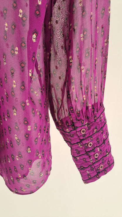 BA&SH • BLUS • LILA MESH • STORLEK M