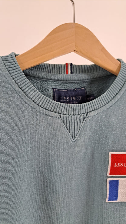 LES DEUX • SWEATER • STÅLBLÅ • STR. 98