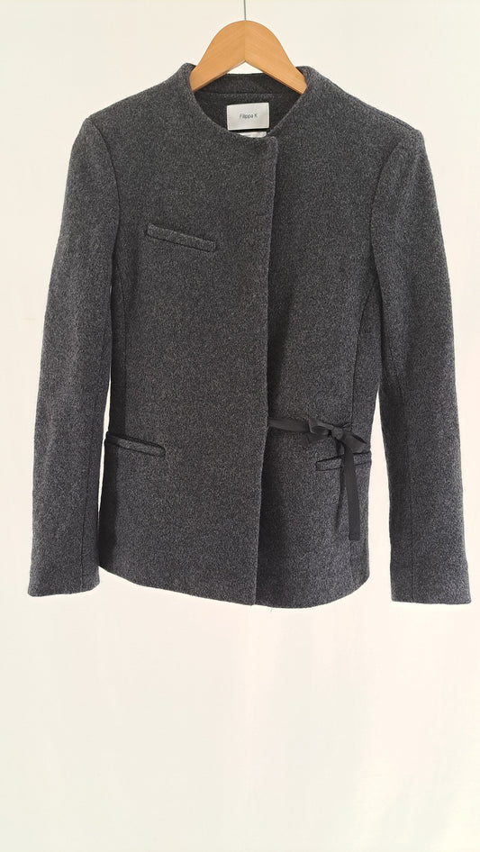 FILIPPA K • JACKET • GREY MELANGE • SIZE S