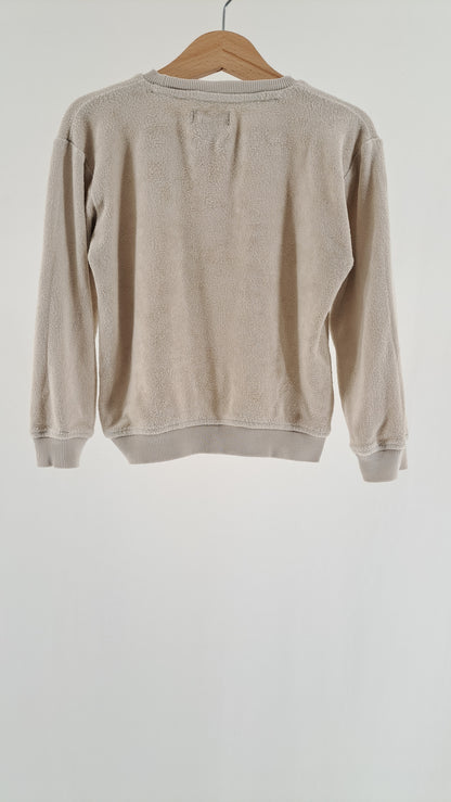 KONGES SLØJD • SWEATER • SAND MOON/STAR PRINT • SIZE 104/110