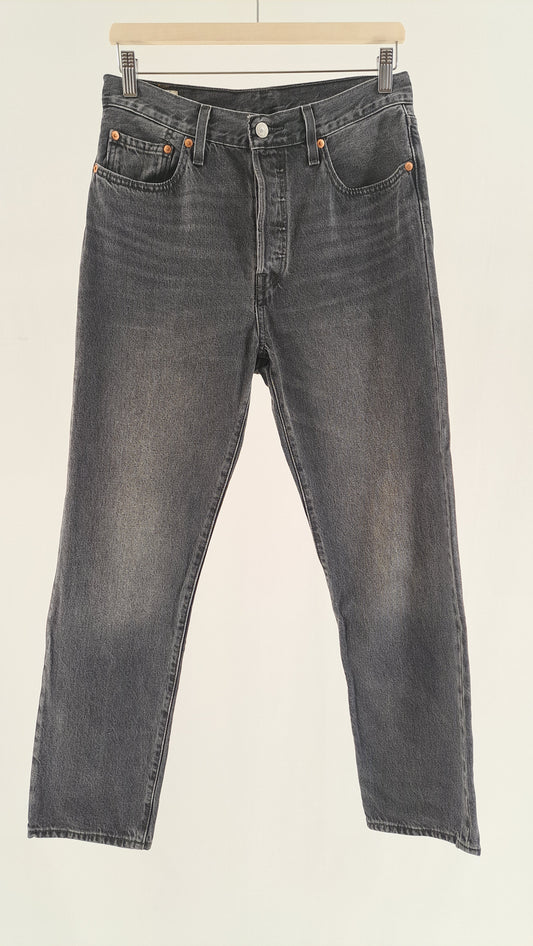 LEVI'S • JEANS • GRÅ STONEWASH • STR. XS