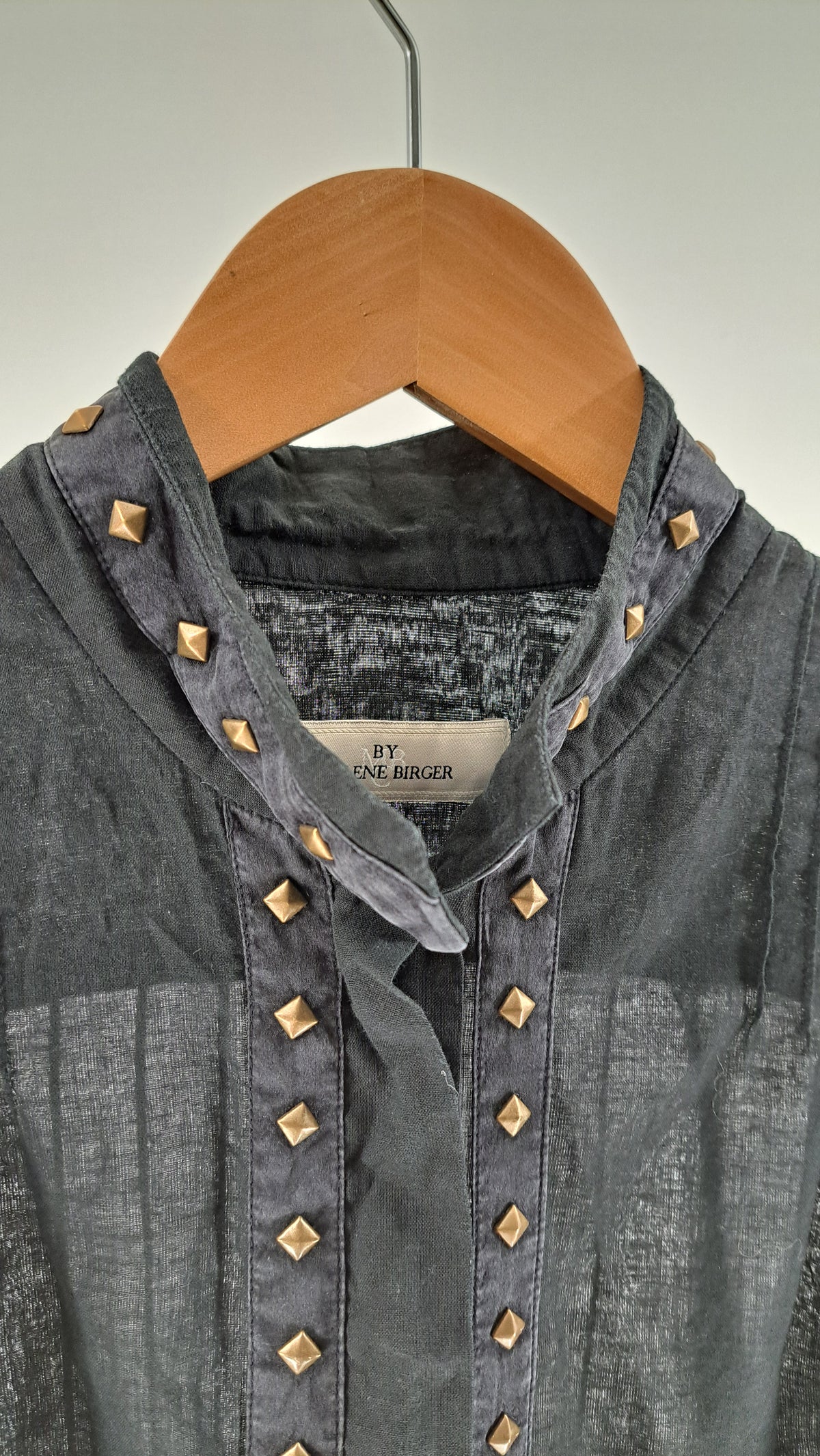 BY MALENE BIRGER • BLUSE • ANTRACIT NITTER • STR. L