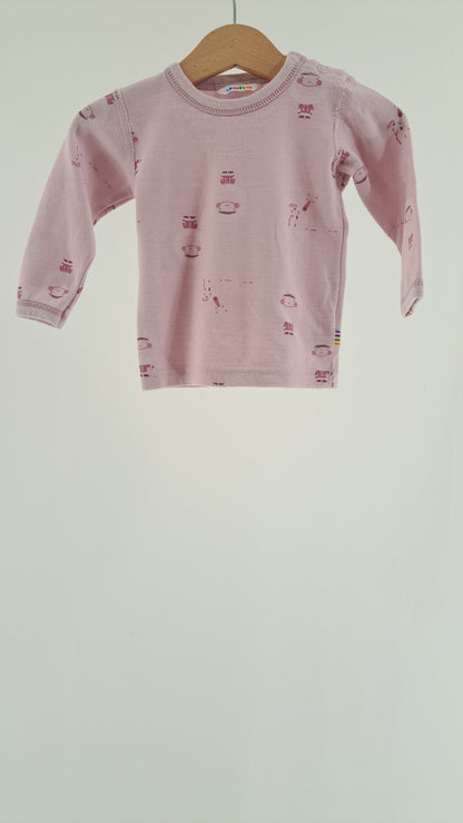 JOHA • BLOUSE • PINK PRINT • SIZE 68/74