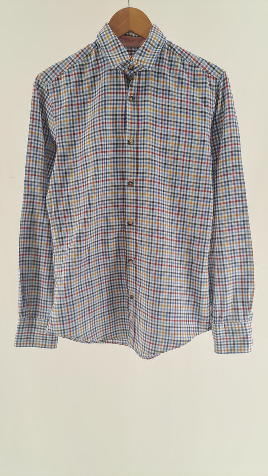 BOSS • SHIRT • MULTICOLORED CHECK • SIZE S