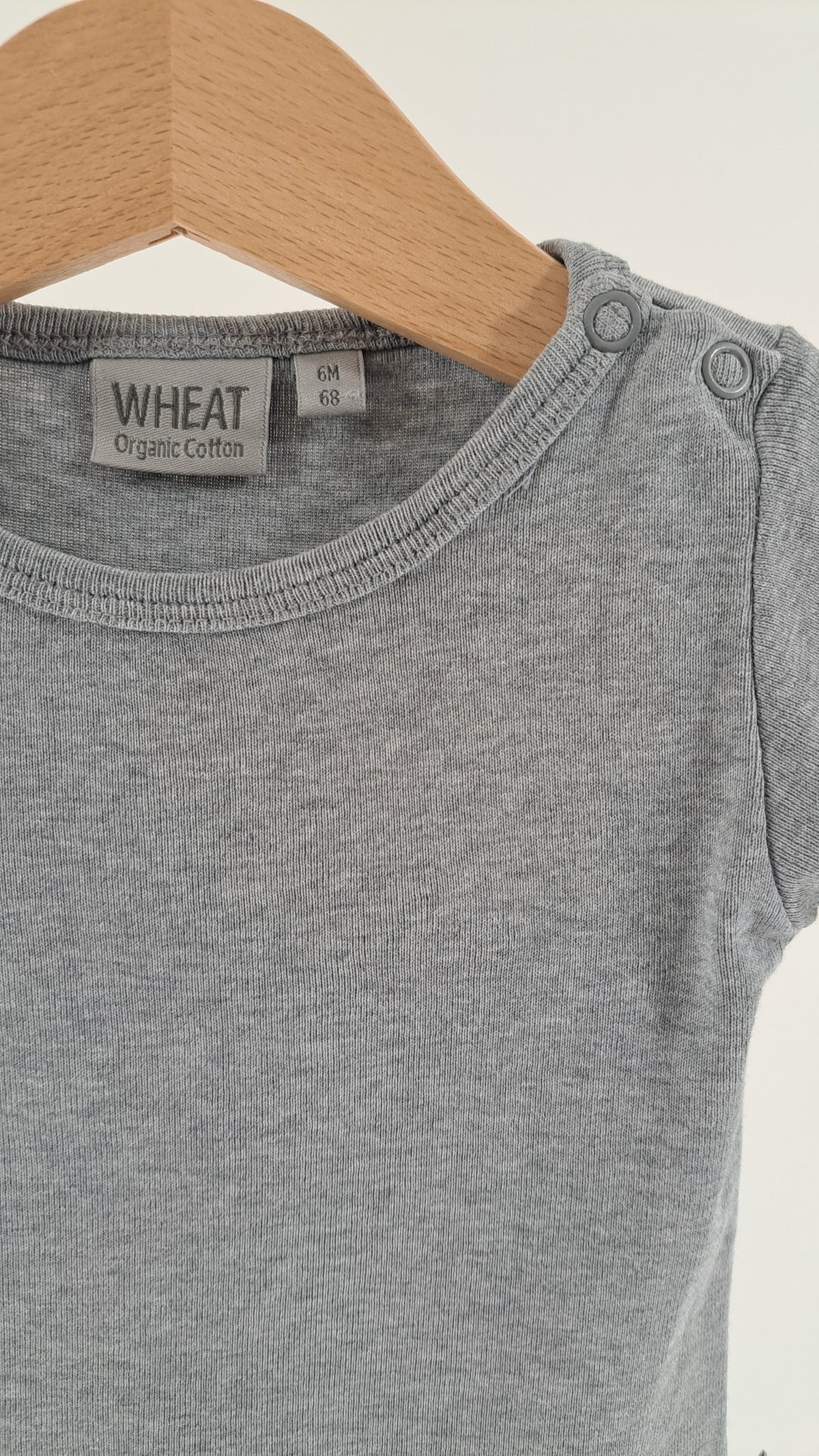 WHEAT • BODYSUIT • GREY • SIZE 68