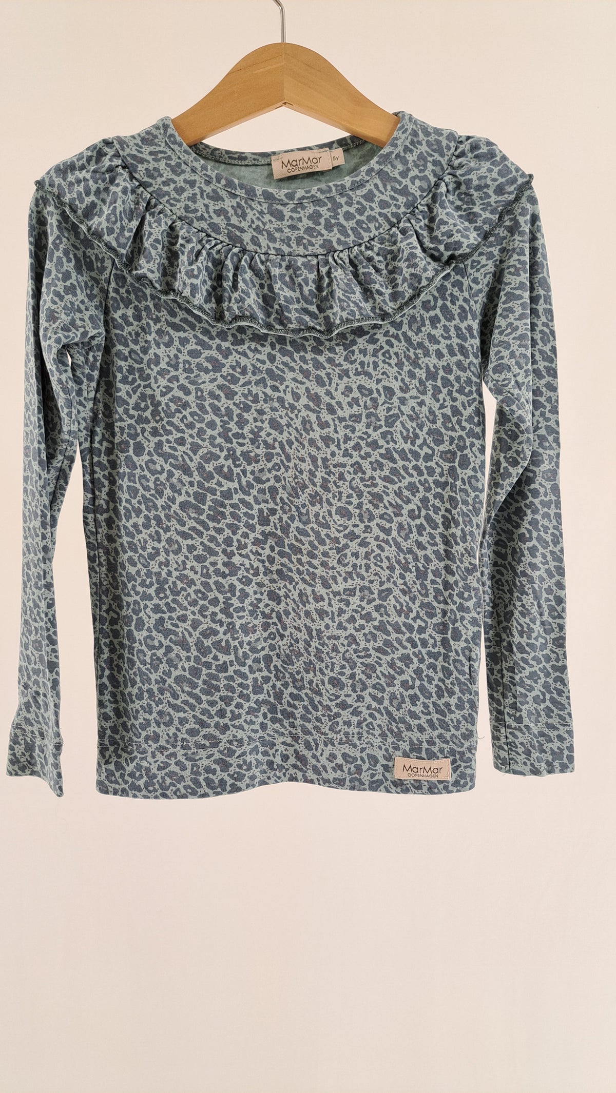 MARMAR COPENHAGEN • BLOUSE • BLUE LEOPARD • SIZE 110