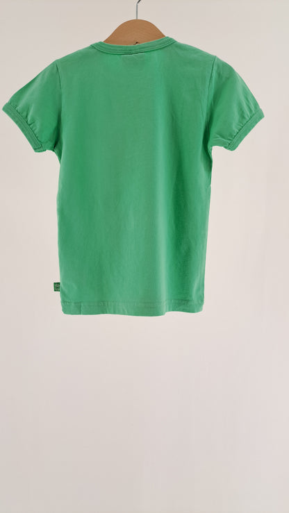 DANEFÆ • T-SHIRT • GRASS GREEN VIKING • SIZE 98