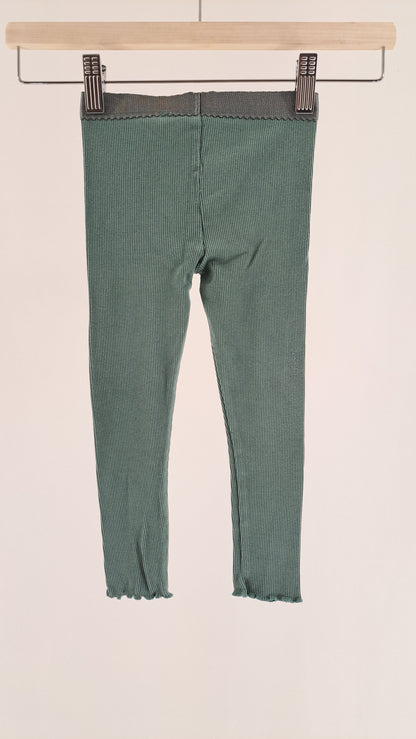 POMP DE LUX • LEGGINGS • STØVET GRØN • STR. 104