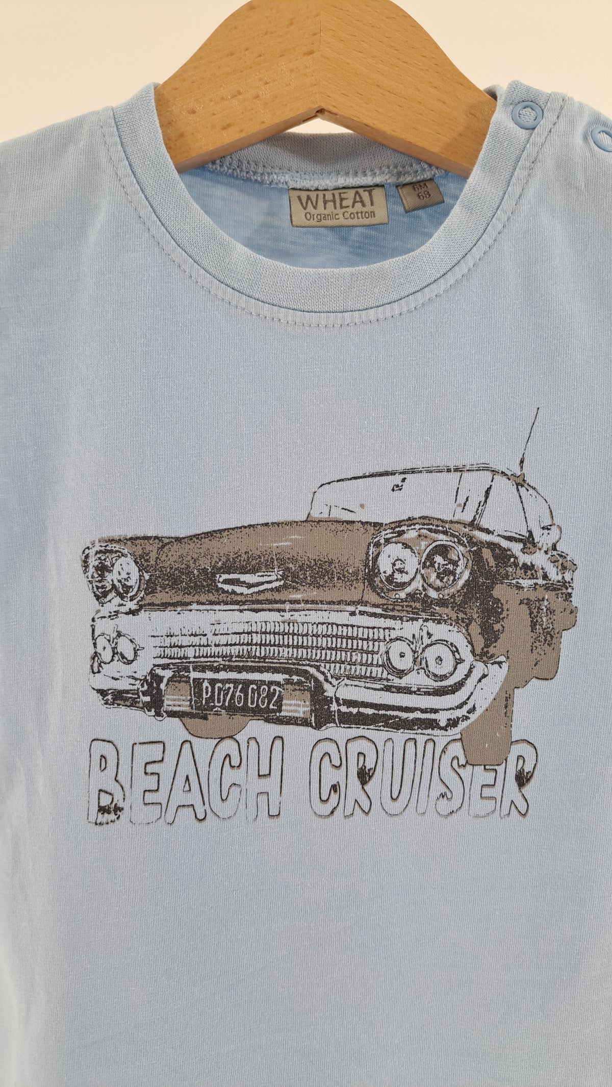 WHEAT • T-SHIRT • LYSEBLÅ BEACH CRUISER • STR. 80